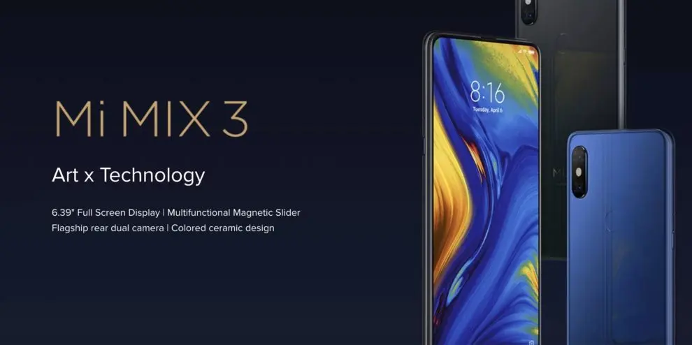 まさに芸術作品！Xiaomi のMi Mix 3のスペック｜Android帝国